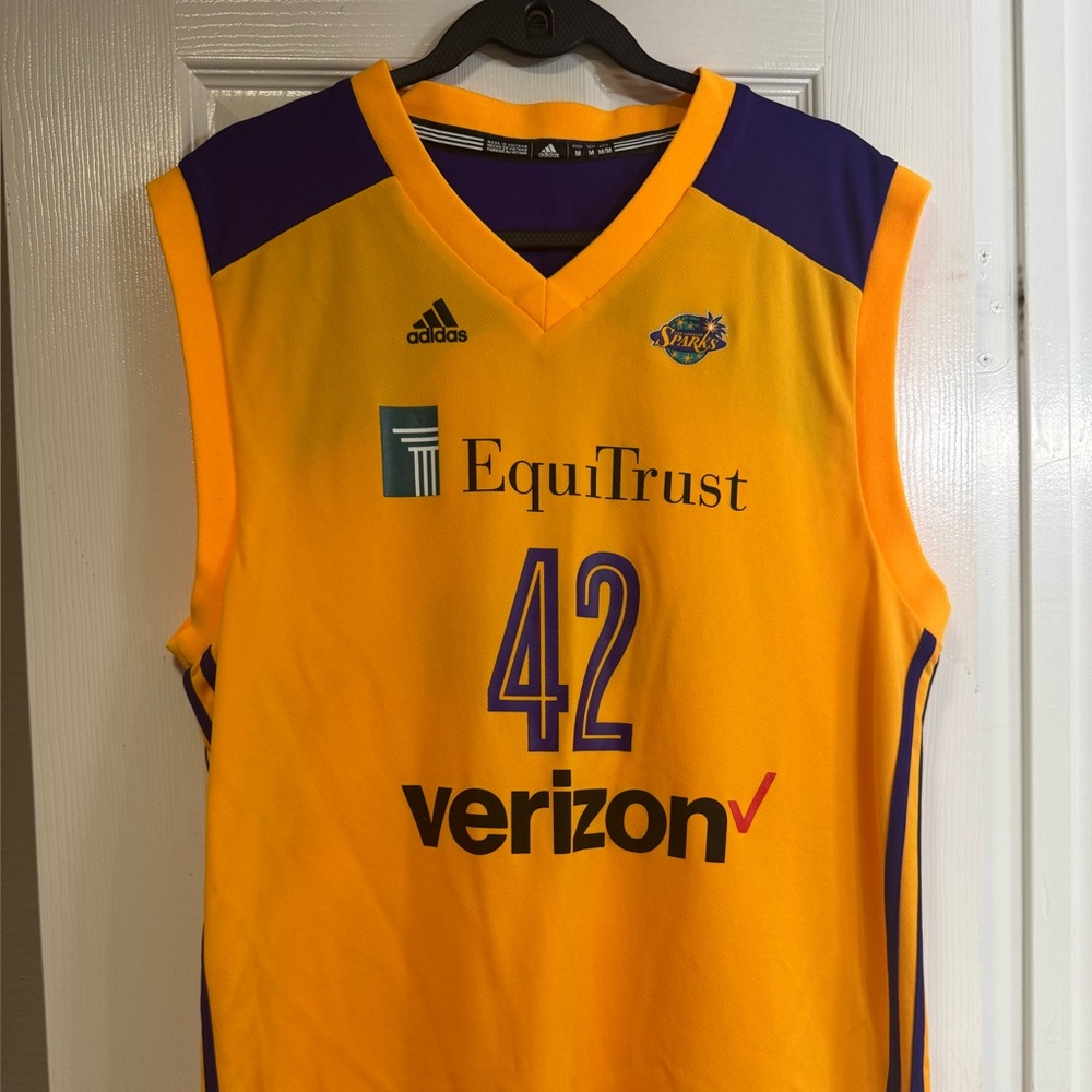Adidas WNBA L.A Sparks “Lavender” Jersey. Women’s Med. NWT 
100% polyester